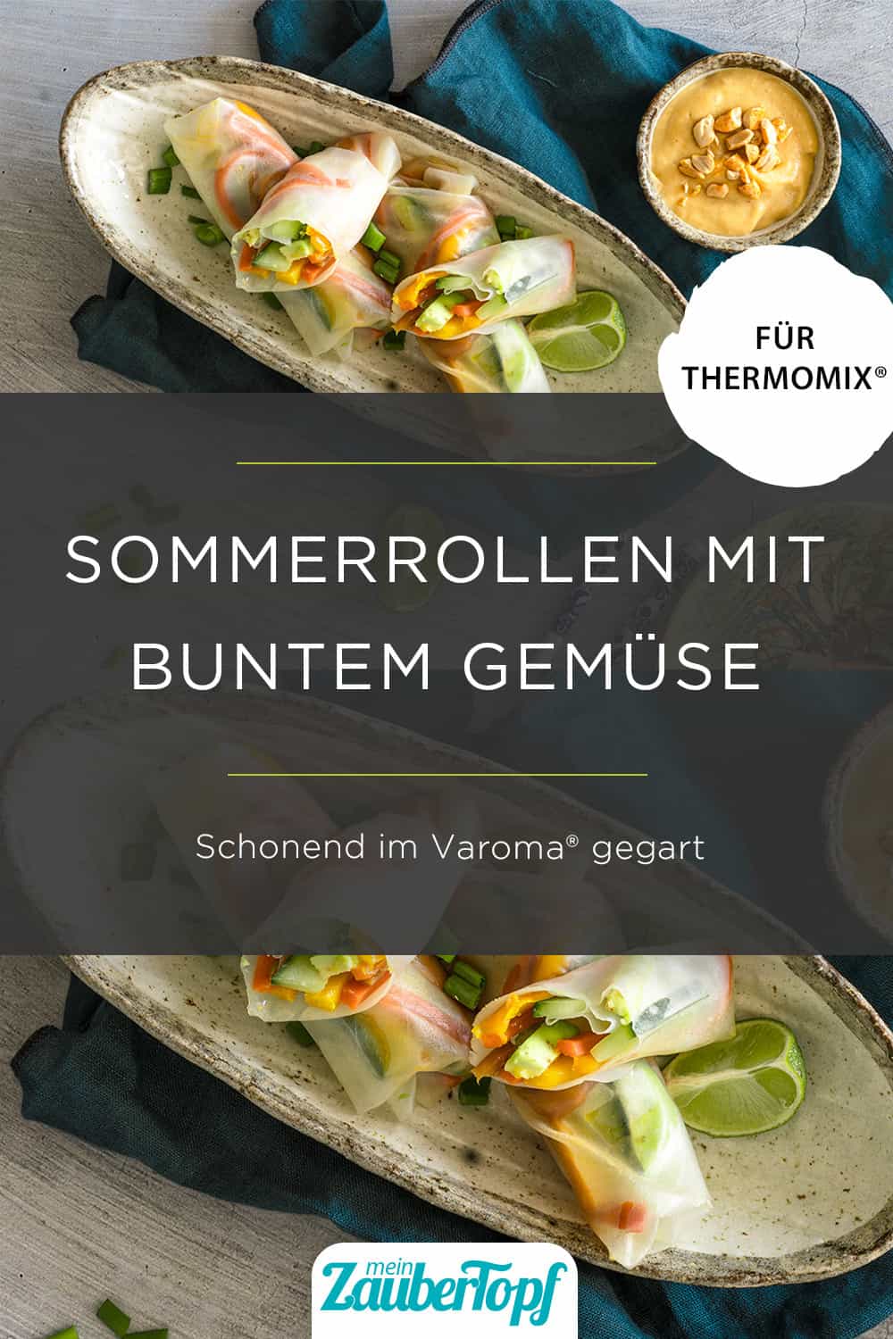 Sommerrollen mit bunten Gemüse mit dem Thermomix® - Foto: Tina Bumann