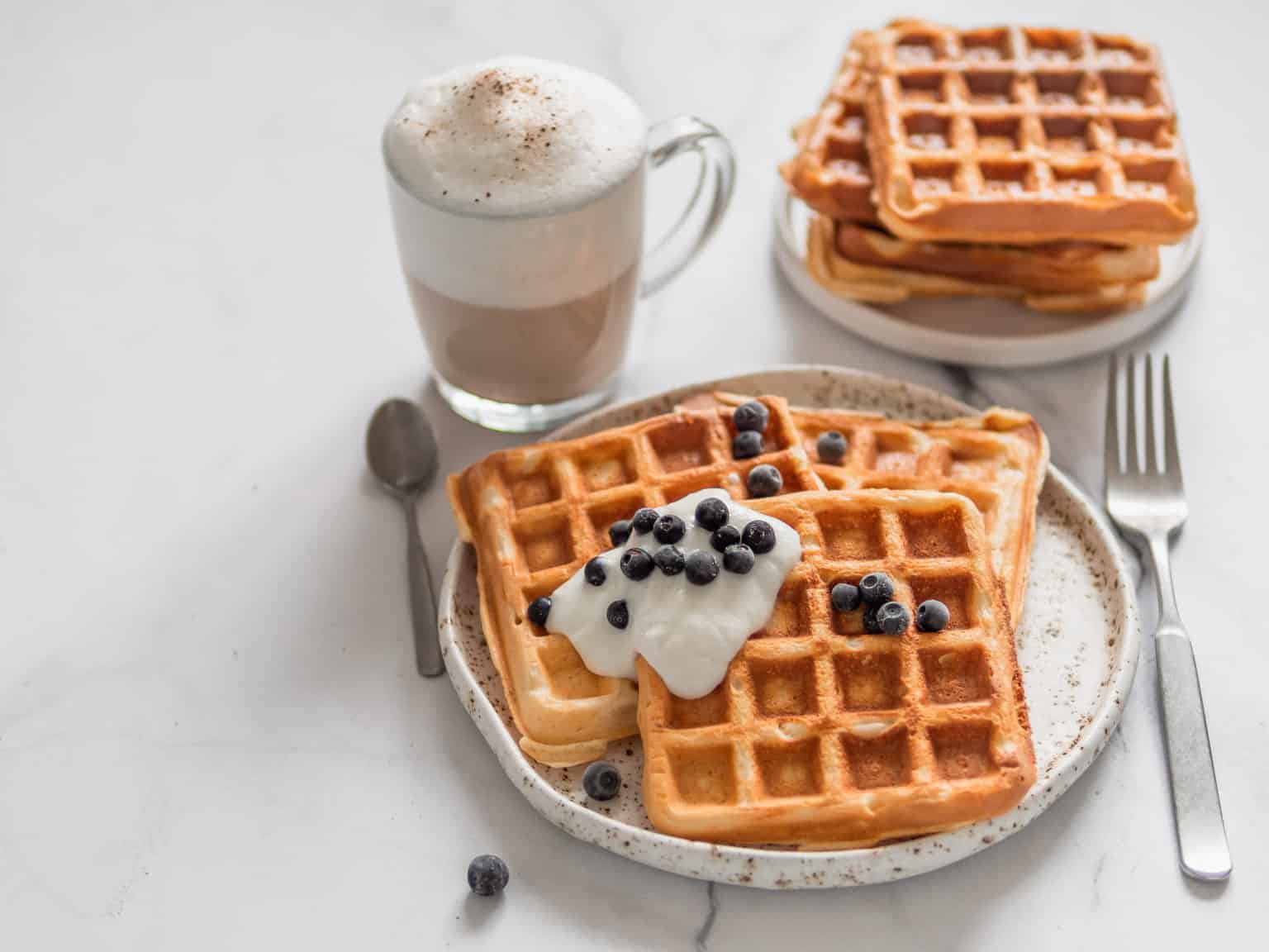 Low Carb Waffeln mit Quark