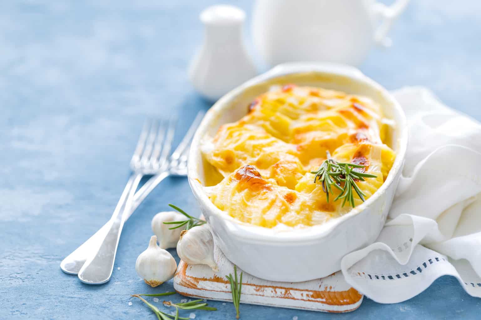 Knusprig-cremiges Kartoffelgratin aus rohen Kartoffeln