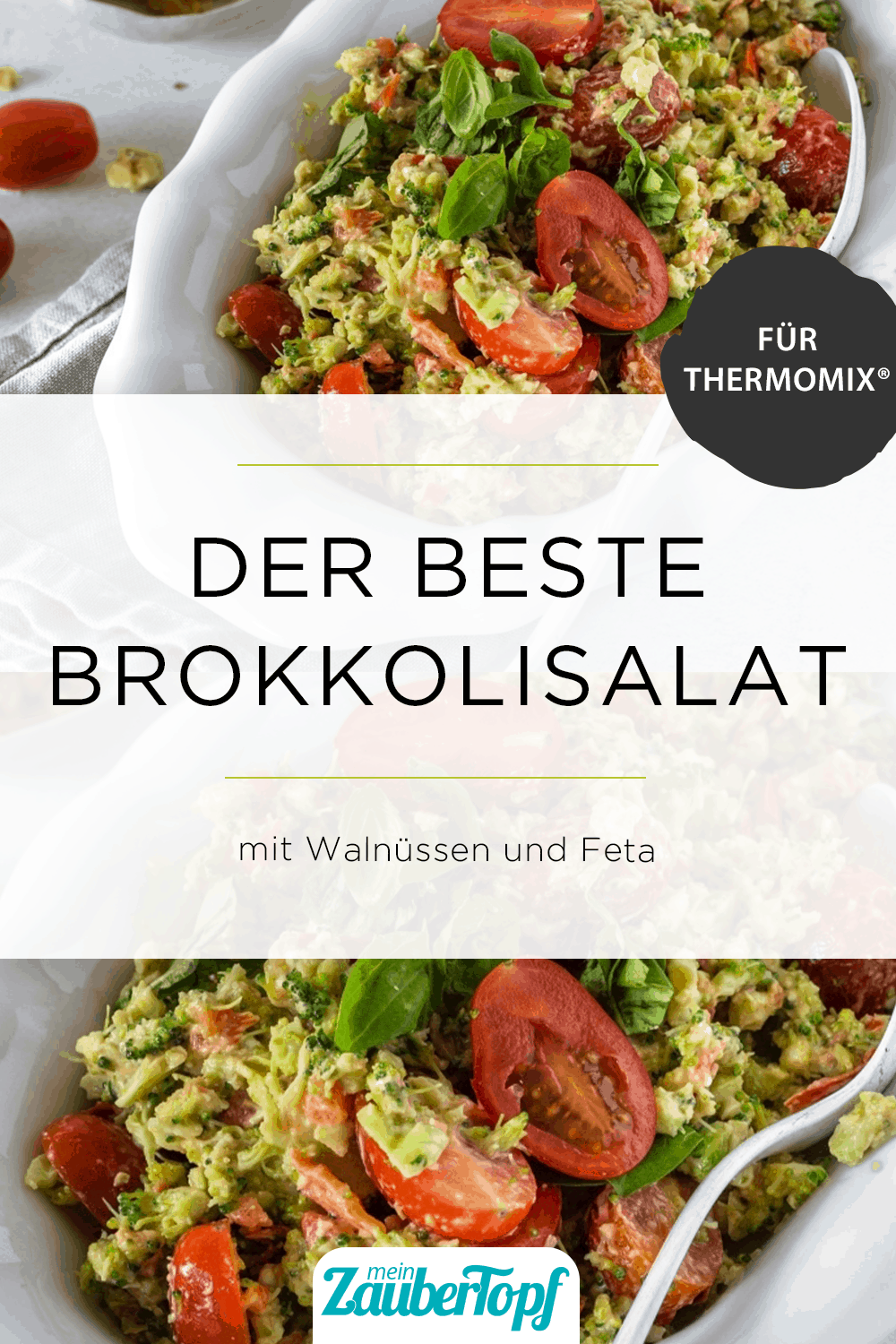 Brokkolisalat mit Feta und Walnüssen – Foto: Tina Bumann