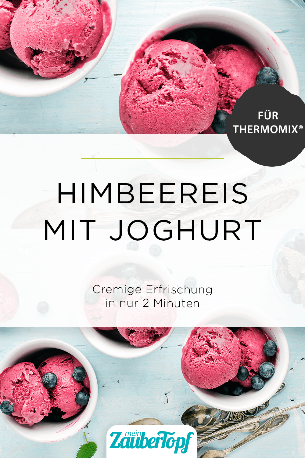 Himbeereis mit Joghurt aus dem Thermomix® - Foto: gettyimages.com/Foxys_forest_manufacture