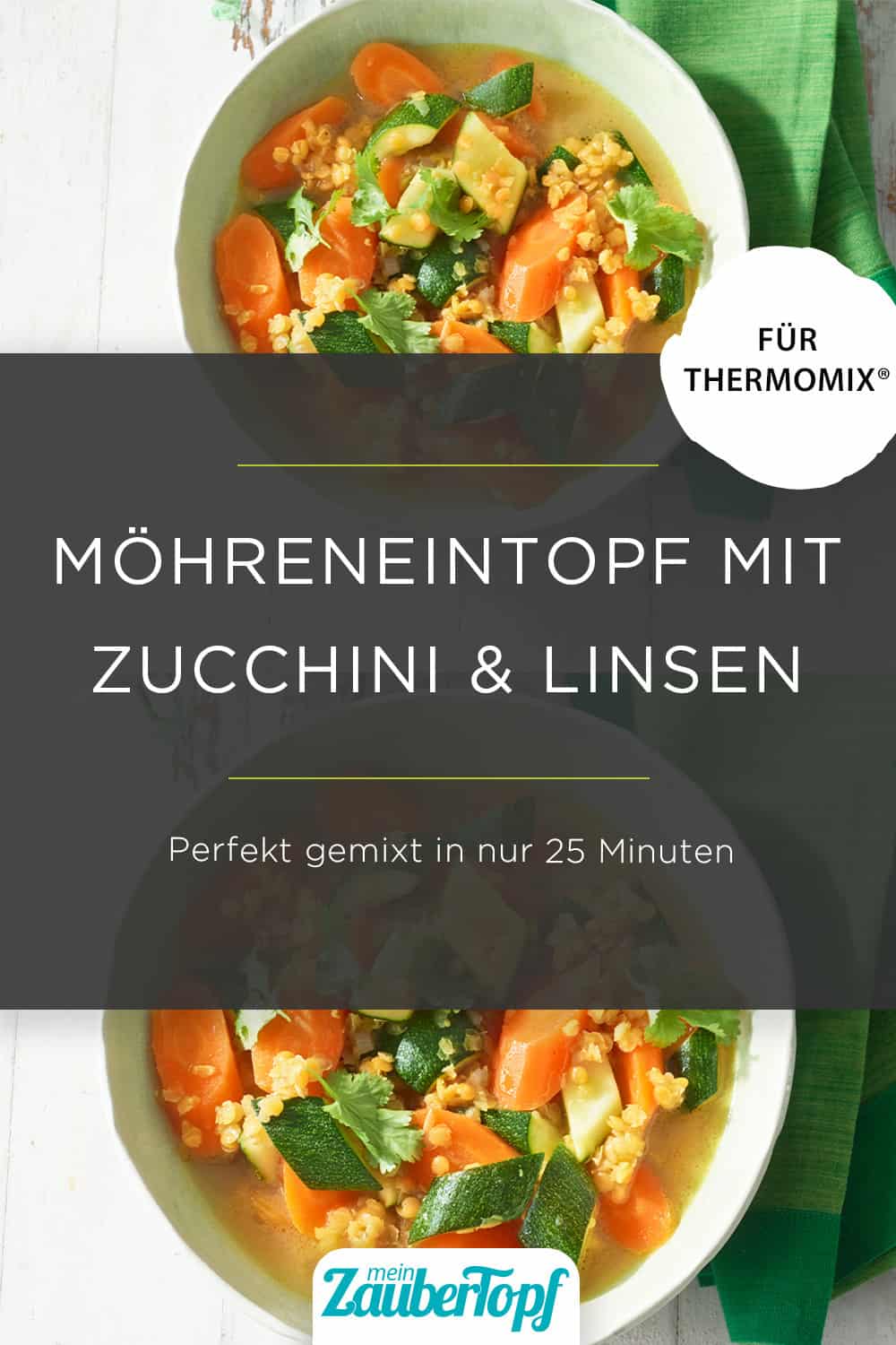 Möhreneintopf mit Zucchini und Linsen aus dem Thermomix® - Foto: Matthias Haupt