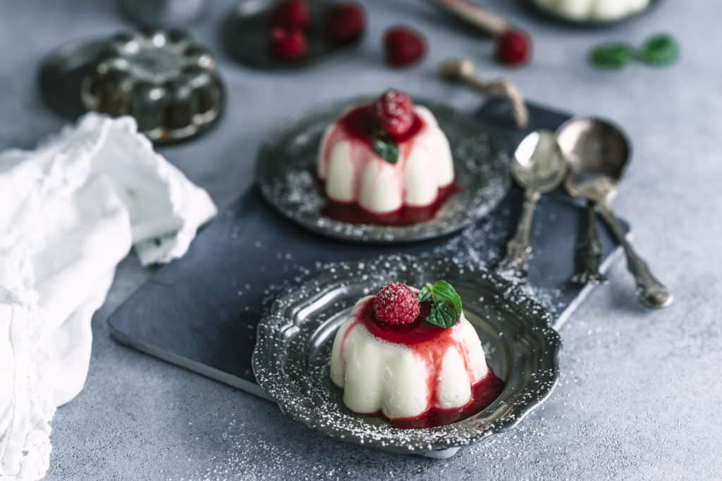 Pannacotta mit Himbeersosse aus dem Thermomix® - Foto: Tina Bumann