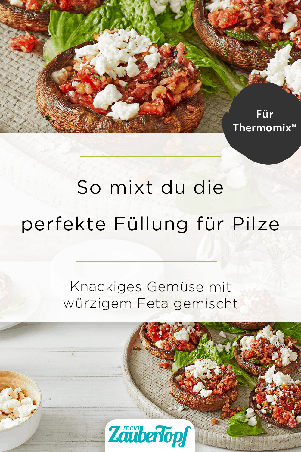 Gegrillte Pilze mit Feta mit dem Thermomix® - Foto: Jorma Gottwald