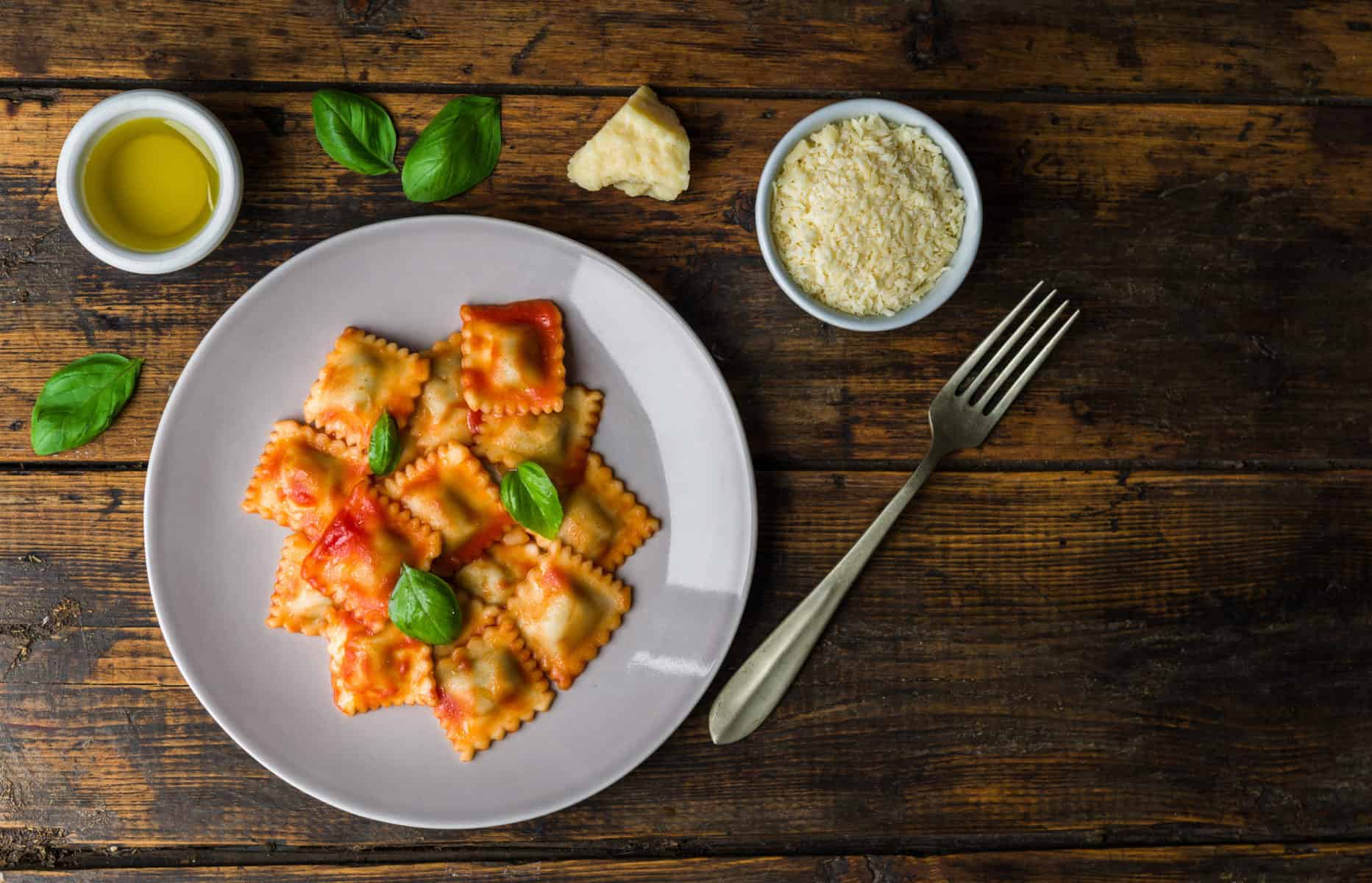 Ravioli in Tomatensoße – Rezept für den Thermomix®