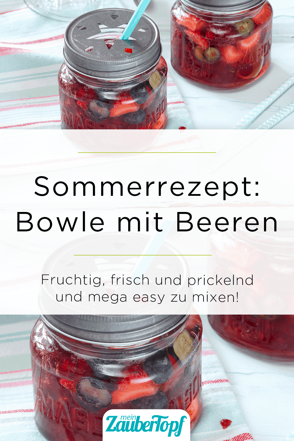 Bowle mit gemischten Beeren aus dem Thermomix® - Foto: Frauke Antholz