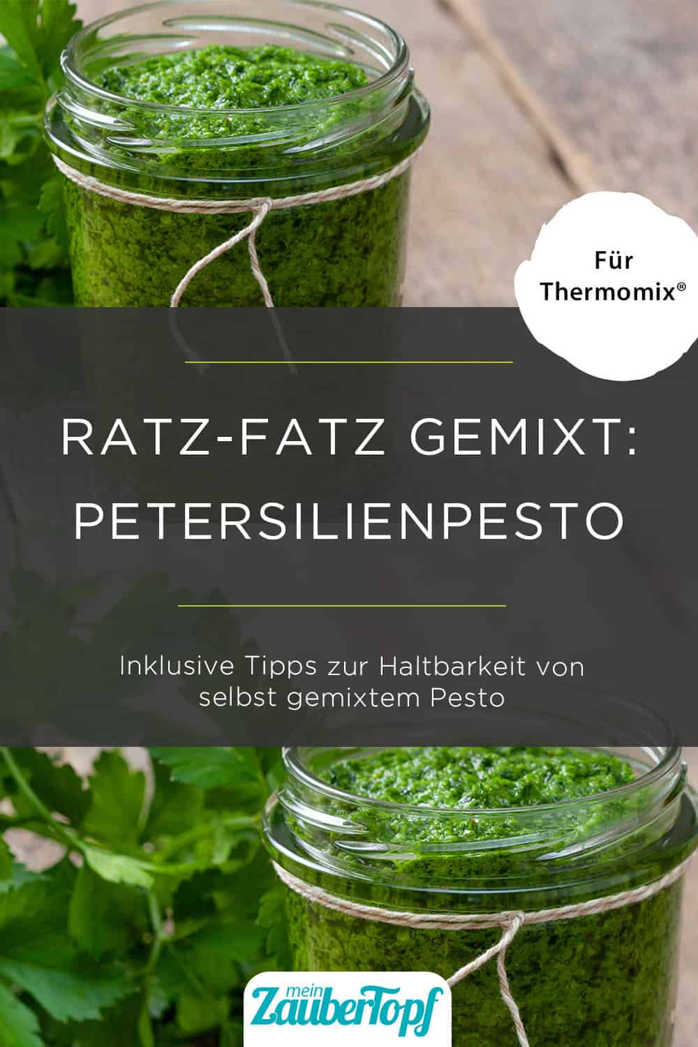 Petersilien-Pesto mit Cashew-Kernen – Rezept für den Thermomix®