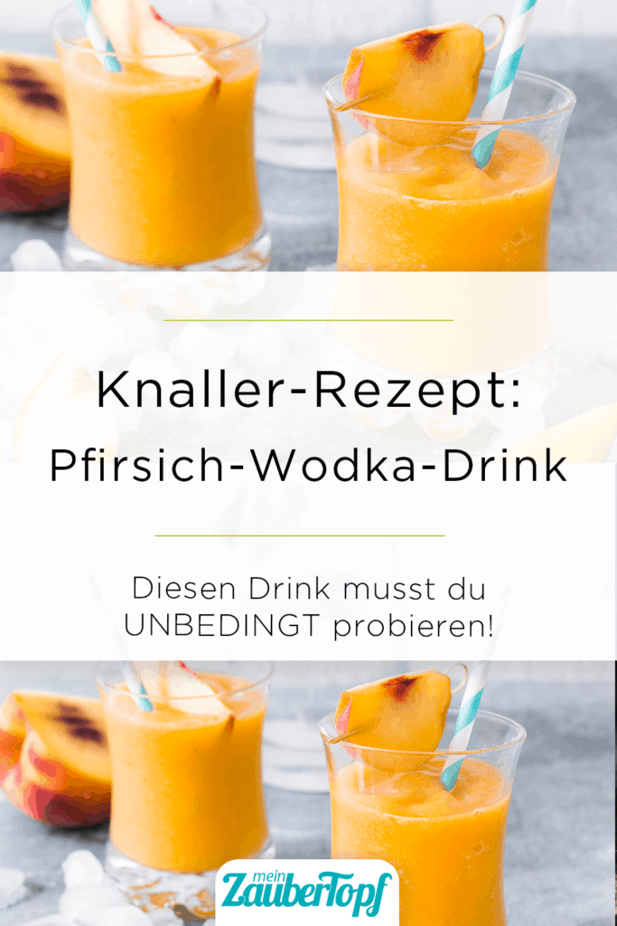 Pfirsich-Wodka-Drink mit dem Thermomix® – Foto: © StockFood/Avalos Flores, Maricruz