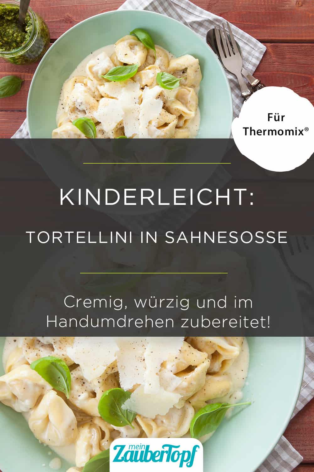 Tortellini in Sahnesoße mit dem Thermomix® - Foto: gettyimages / picalotta