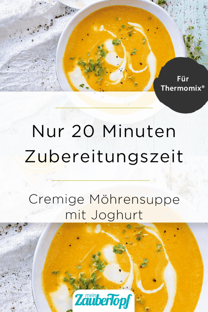 Möhrensuppe mit Joghurt aus dem Thermomix® – Foto: StockFood / Arras, Klaus