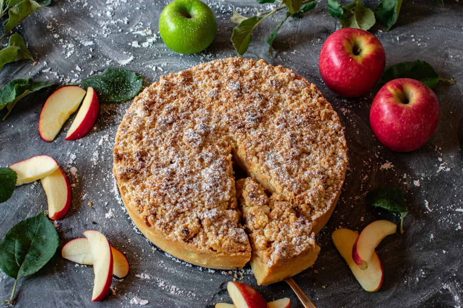 Apfelkuchen mit Streuseln – Rezept für den Thermomix®