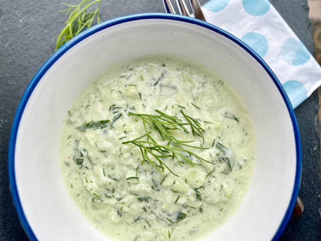 Gurkensalat mit Senf-Dill-Soße – Foto: Nicole Schmidt