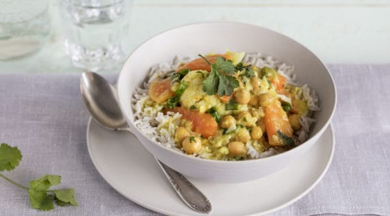 Kichererbsen-Curry mit Reis aus dem Thermomix® - Foto: Kathrin Knoll