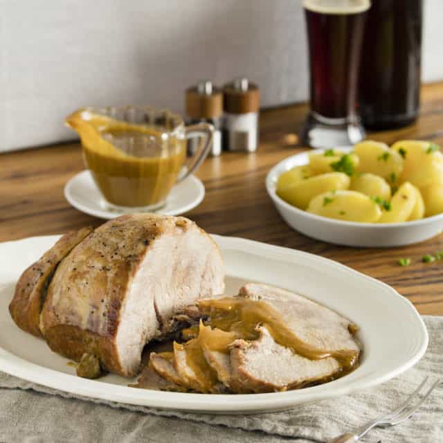 Schweinebraten Mit Biersosse Rezept Fur Den Thermomix 