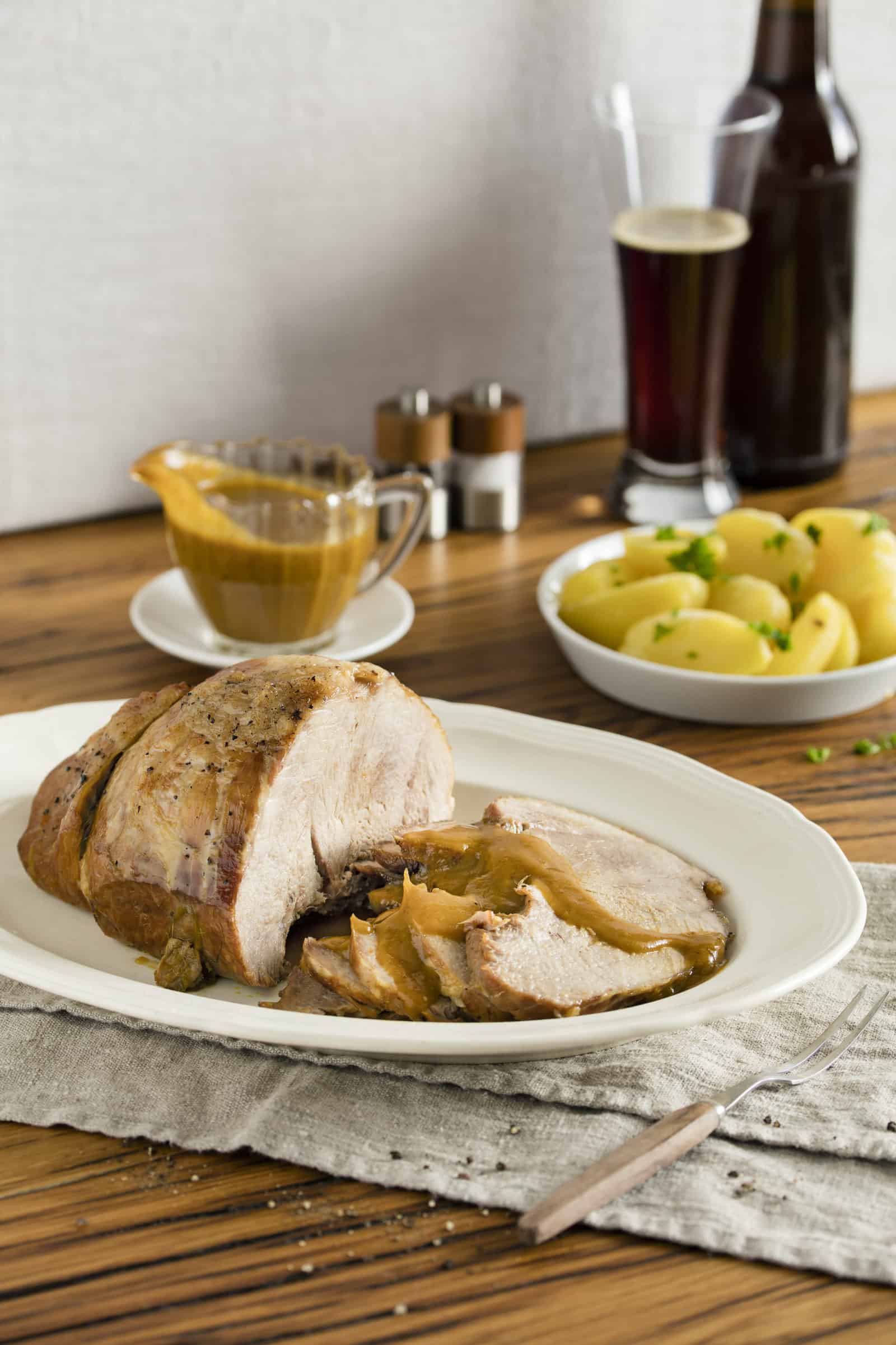 Frankischer Schweinebraten Mit Biersosse