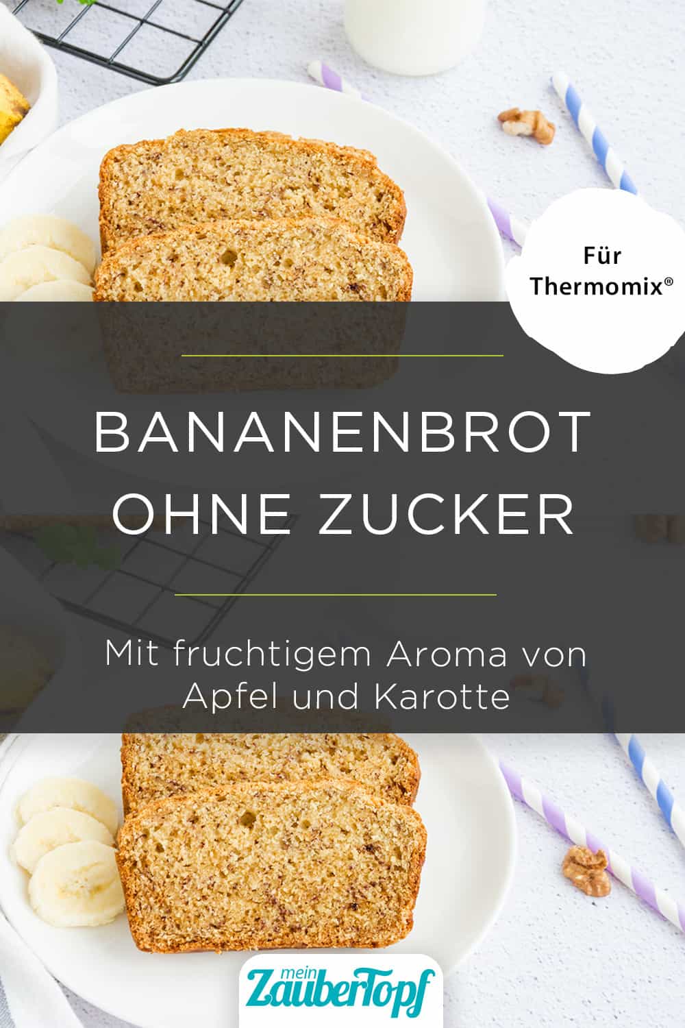 Bananenbrot mit Karotte und Apfel mit dem Thermomix® - Foto: gettyimages / Irina Taskova