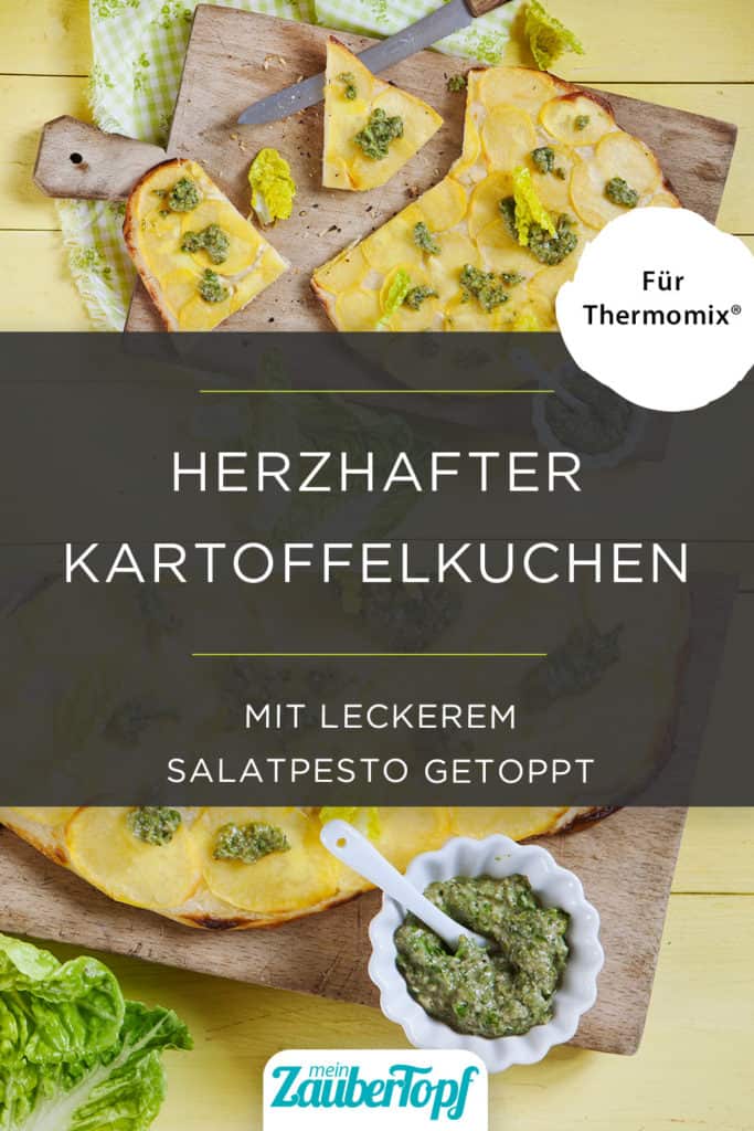 Kartoffelkuchen mit Salatpesto mit dem Thermomix® - Foto: Frauke Antholz