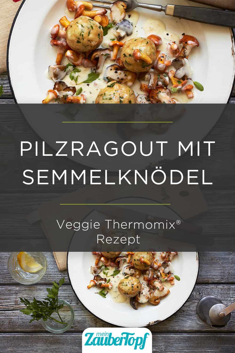 Pilzragout mit Semmelknödeln aus dem Thermomix® - Foto: Nicky & Max