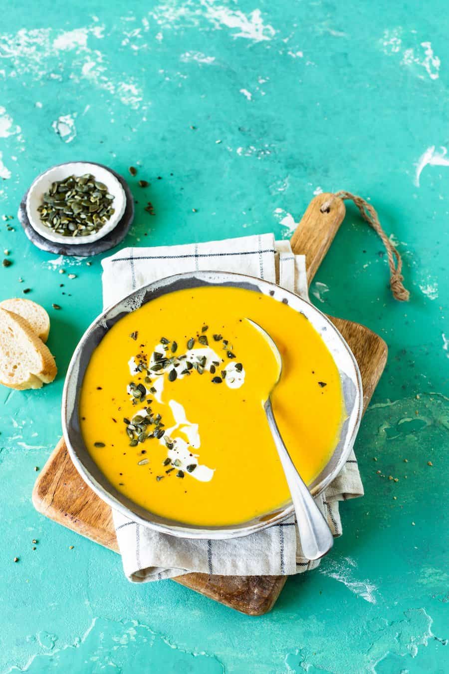 Butternut-Kürbissuppe mit dem Thermomix® – Foto: Désirée Peikert