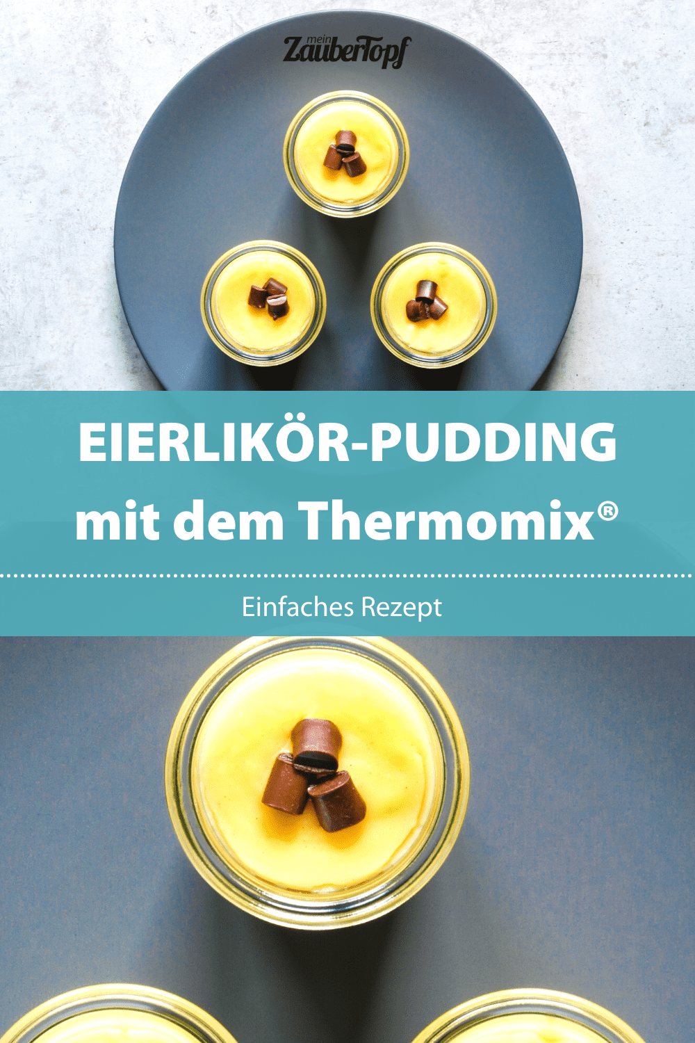 Eierlikörpudding – Rezept für den Thermomix®