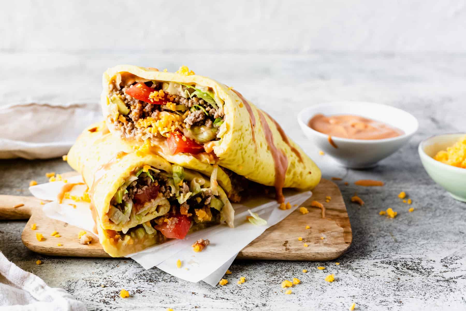 Low Carb Big Mac Rolle Rezept für den Thermomix®