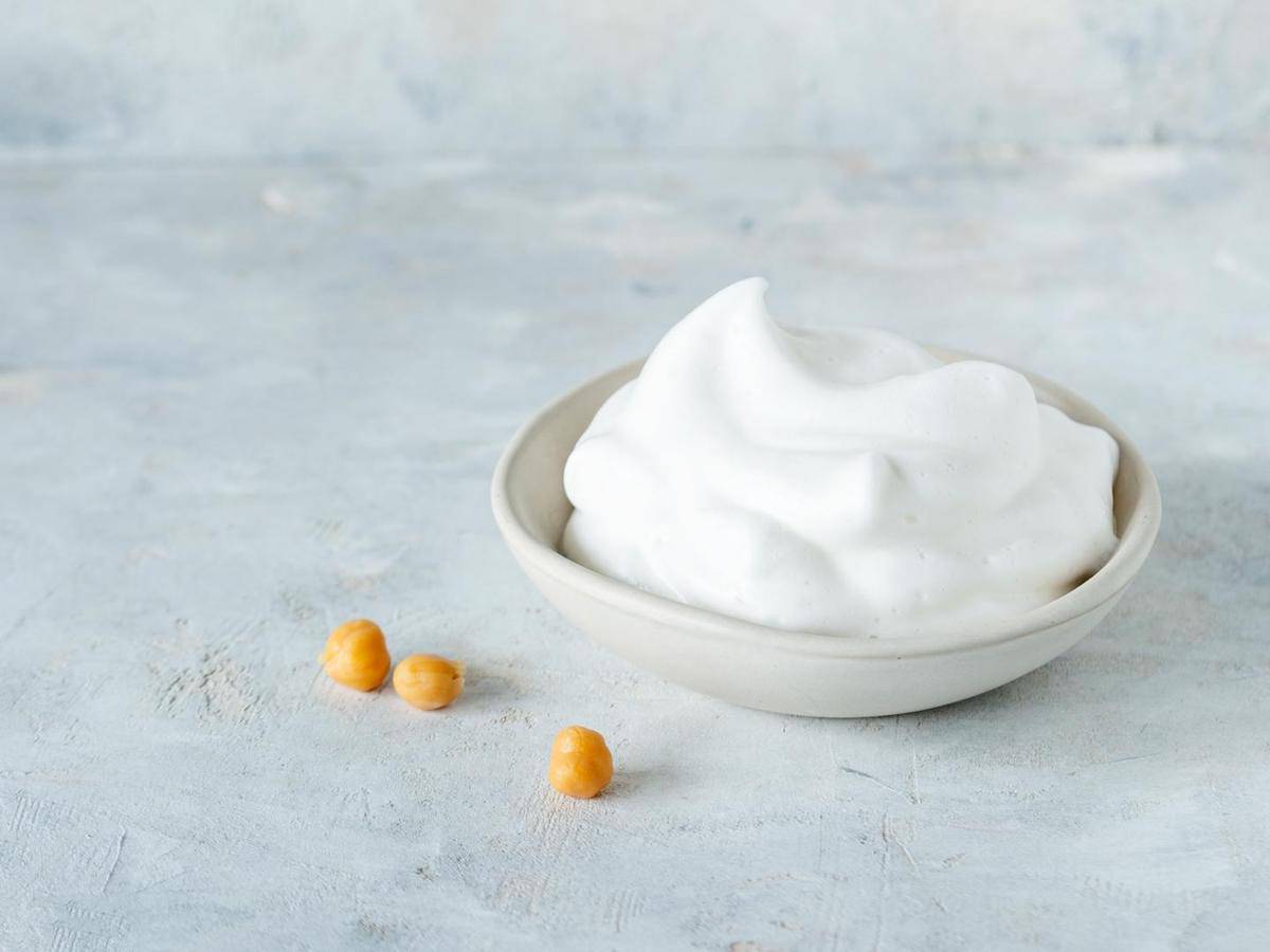 Veganer Eischnee, Aquafaba mit dem Thermomix® – Foto: Kathrin Knoll