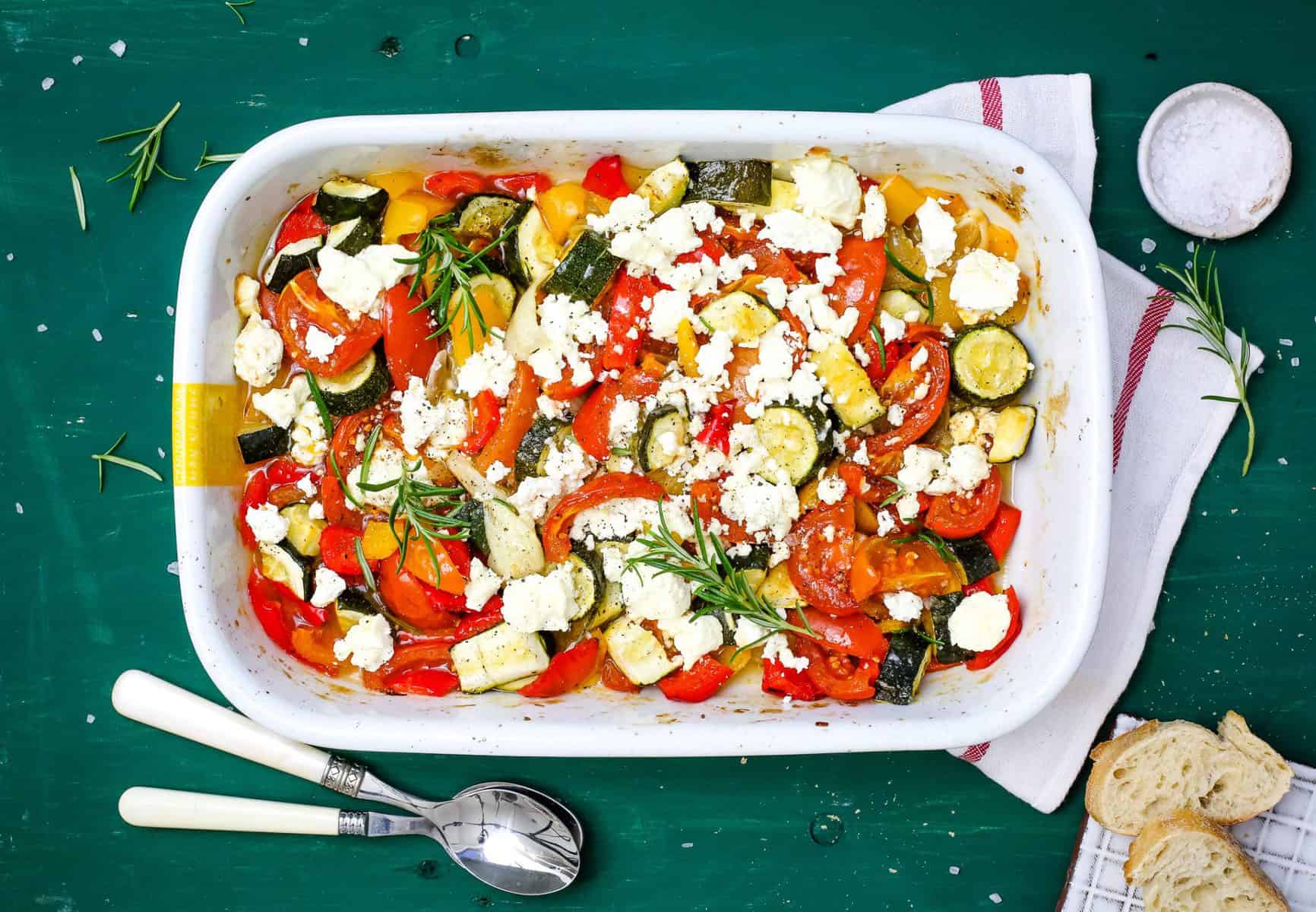 Ofengemüse mit Feta