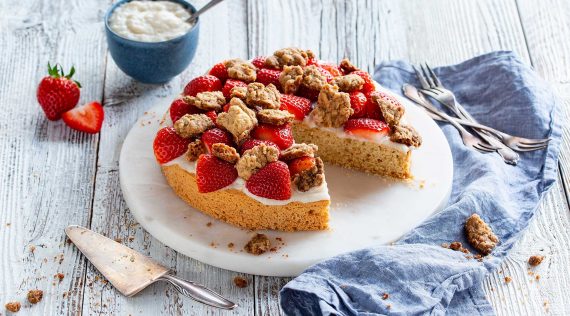 Veganer Erdbeerkuchen mit dem Thermomix® – Foto: Anna Gieseler