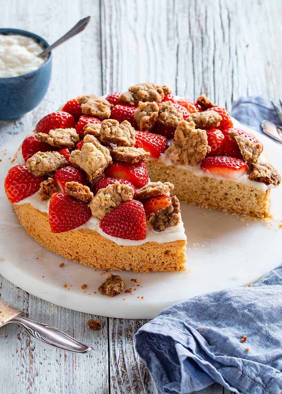 Veganer Erdbeerkuchen mit dem Thermomix® – Foto: Anna Gieseler