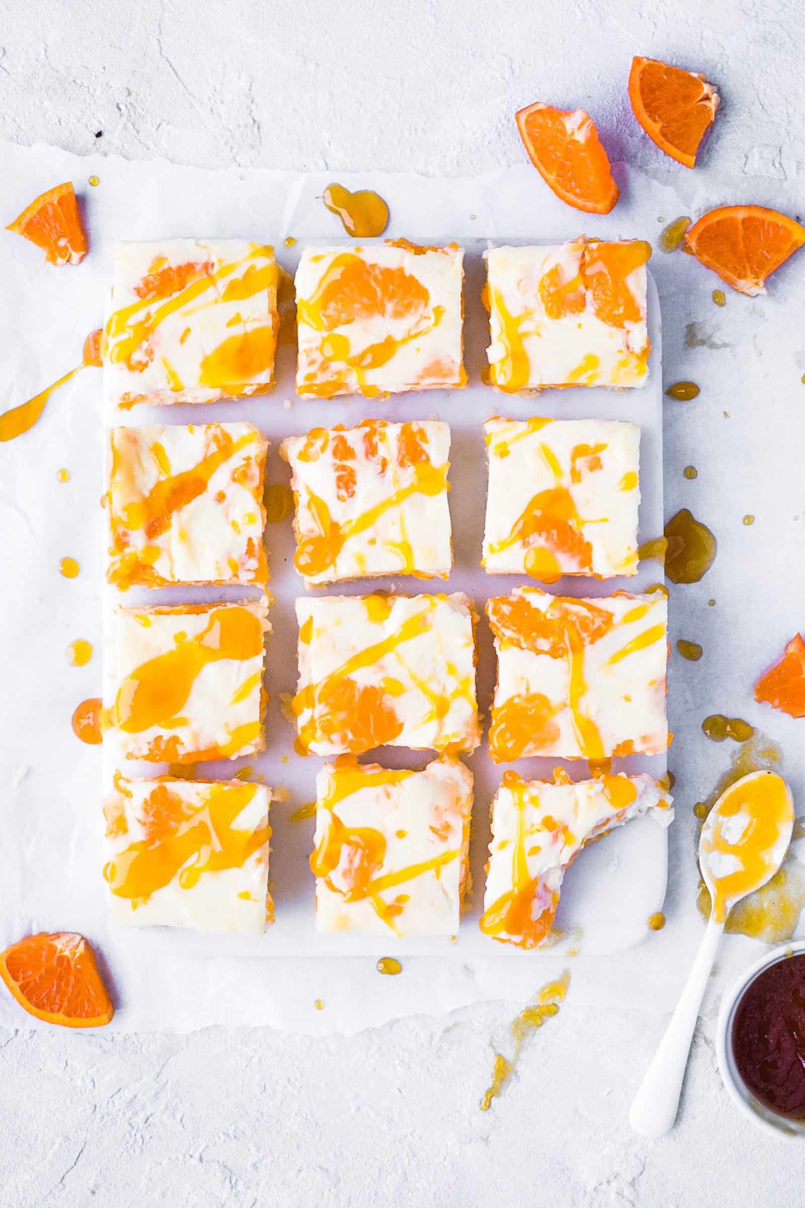 Mandarinen-Schmand-Kuchen vom Blech mit dem Thermomix® – Foto: Désirée Peikert