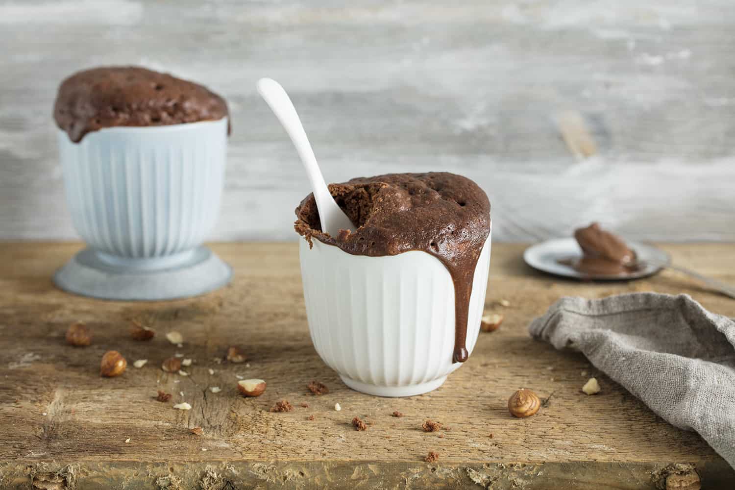 Nutella Tassenkuchen aus 3 Zutaten mit dem Thermomix® – Foto: Anna Gieseler & Kathrin Knoll