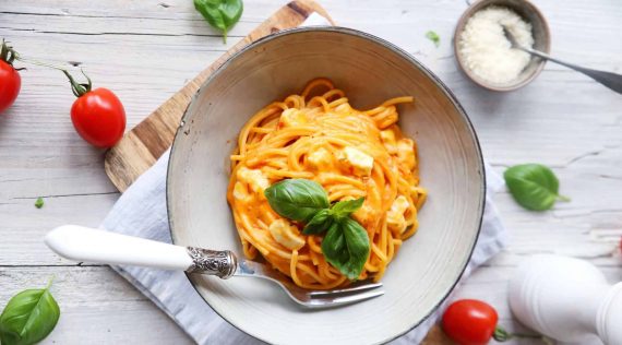 One Pot Spaghetti Tomate-Mozzarella mit dem Monsieur Cuisine® – Foto: Alexandra Panella