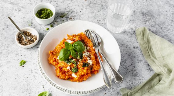 Tomate-Mozzarella-Risotto mit dem Thermomix® – Foto: Désirée Peikert