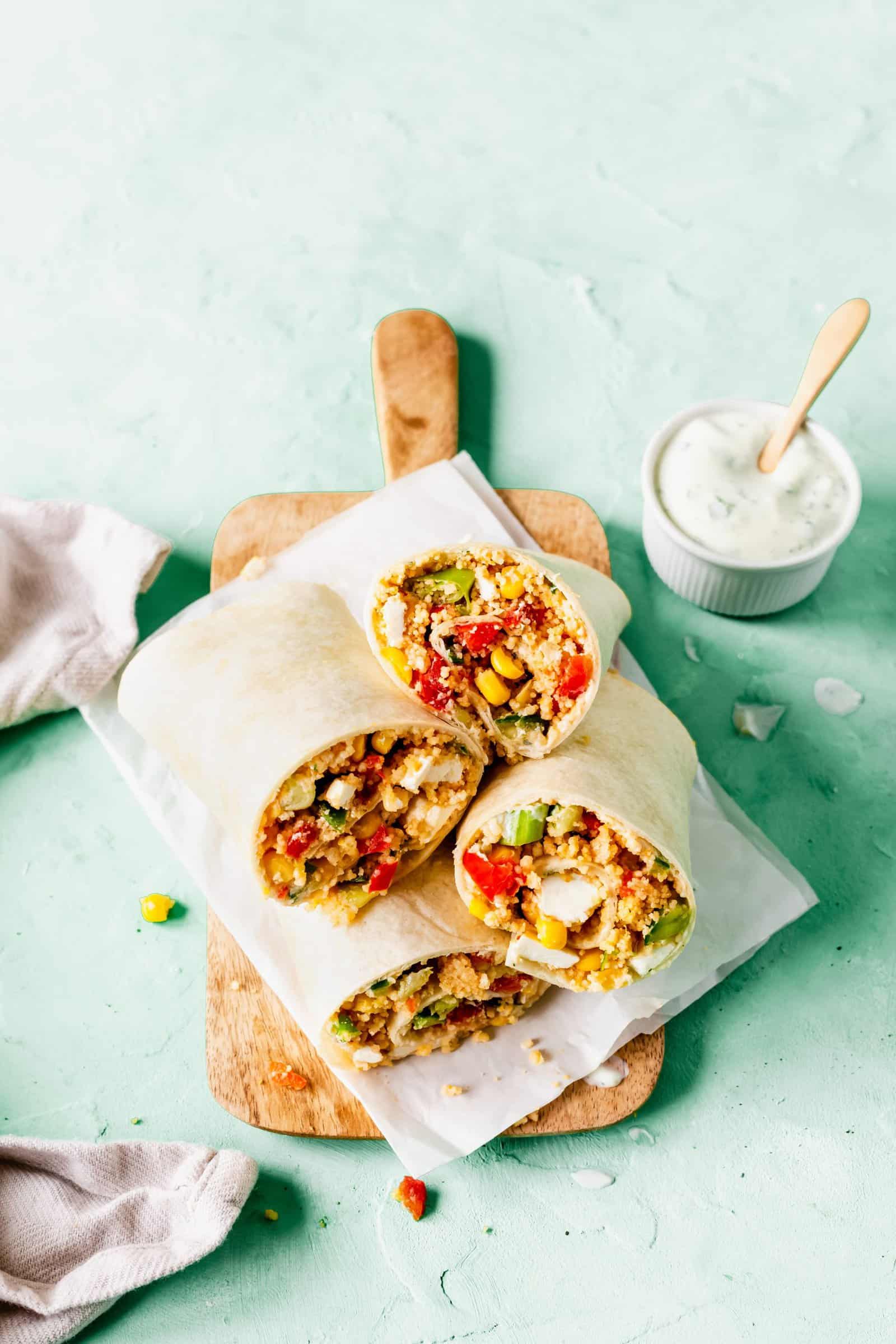 Couscous-Wrap mit dem Monsieur Cuisine – Foto: Désirée Peikert