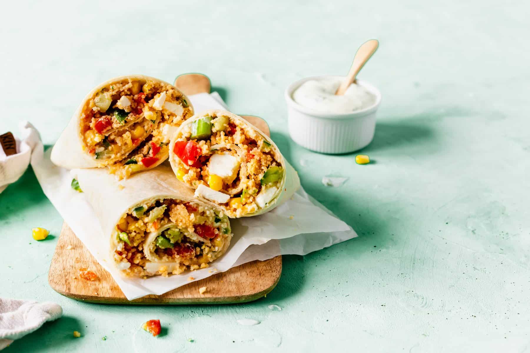 Couscous-Wrap mit dem Monsieur Cuisine – Foto: Désirée Peikert