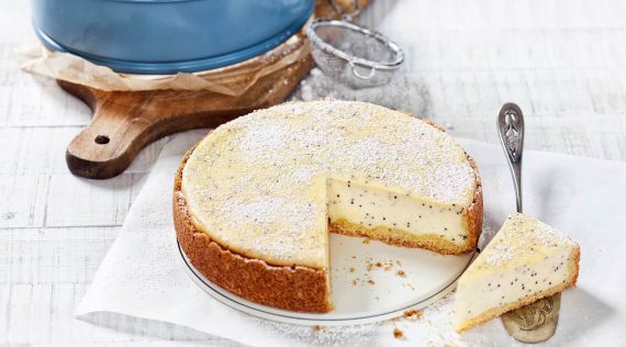 Mohn-Käsekuchen mit Mürbeteig mit dem Thermomix® – Foto: Frauke Antholz