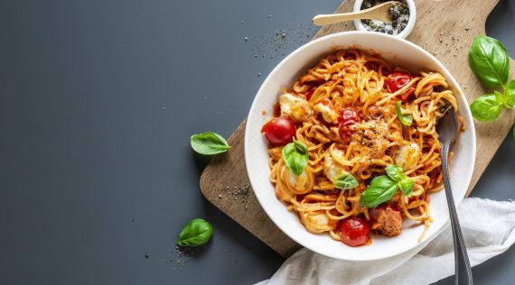 One Pot Spaghetti Tomate-Mozzarella mit dem Thermomix® – Foto: Anna Gieseler