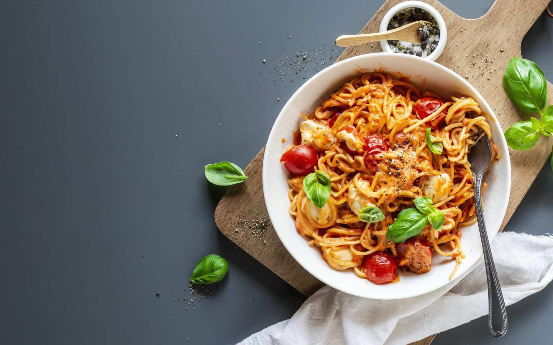 One Pot Spaghetti Tomate-Mozzarella mit dem Thermomix® – Foto: Anna Gieseler