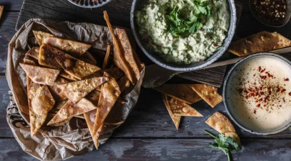 Knusprige Nacho Chips mit dem Monsieur Cuisine – Foto: Tina Bumann