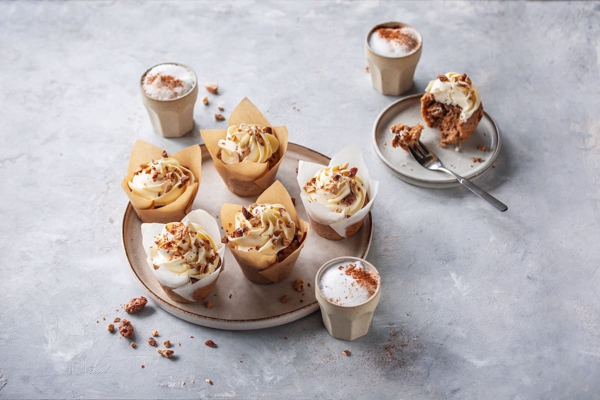 Gebrannte Mandel Cupcakes mit dem Thermomix® – Foto: Anna Gieseler