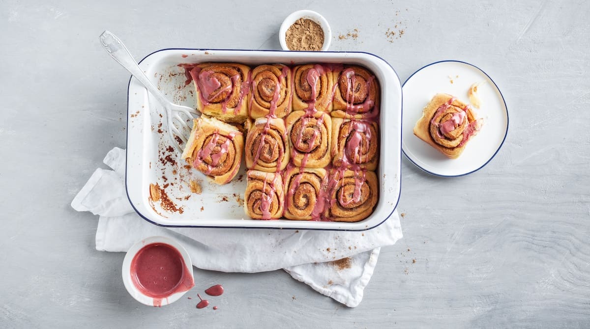 Hefeschnecken mit Glühweinguss – Foto: Anna Gieseler