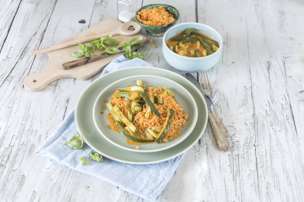 Zucchini-Reis-Pfanne mit dem Thermomix® – Foto: Tina Bumann