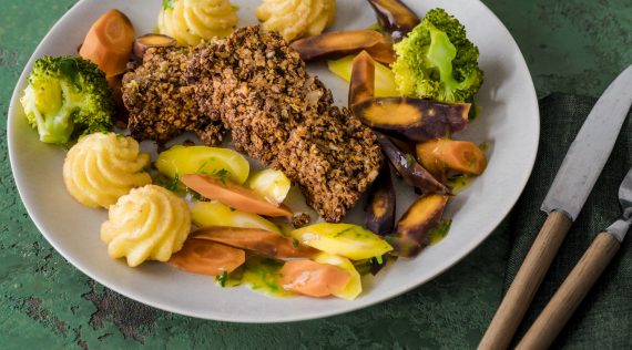 Vegetarischer Hackbraten – Rezept für den Monsieur Cuisine