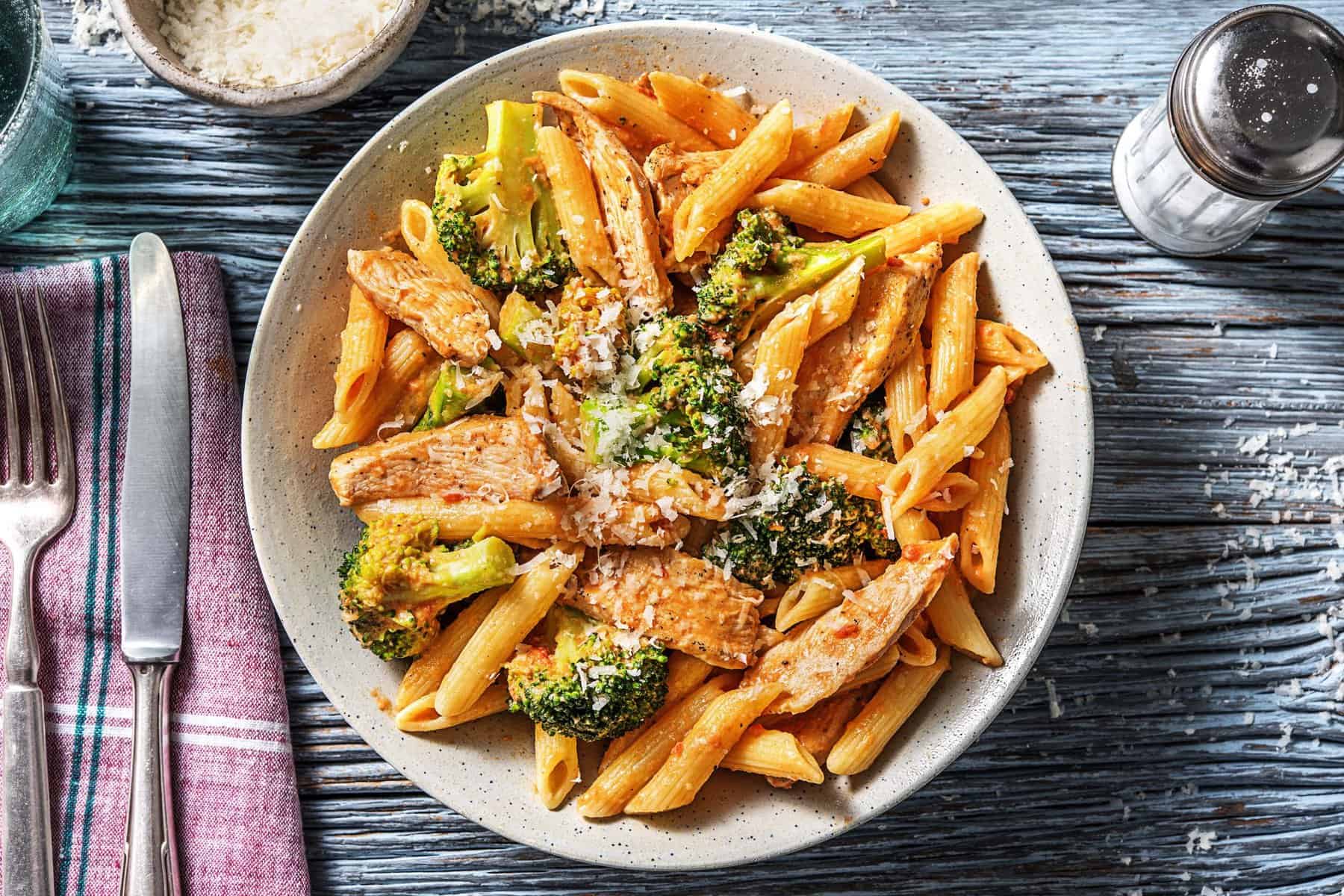 Penne mit Hähnchen und Brokkoli von HelloFresh