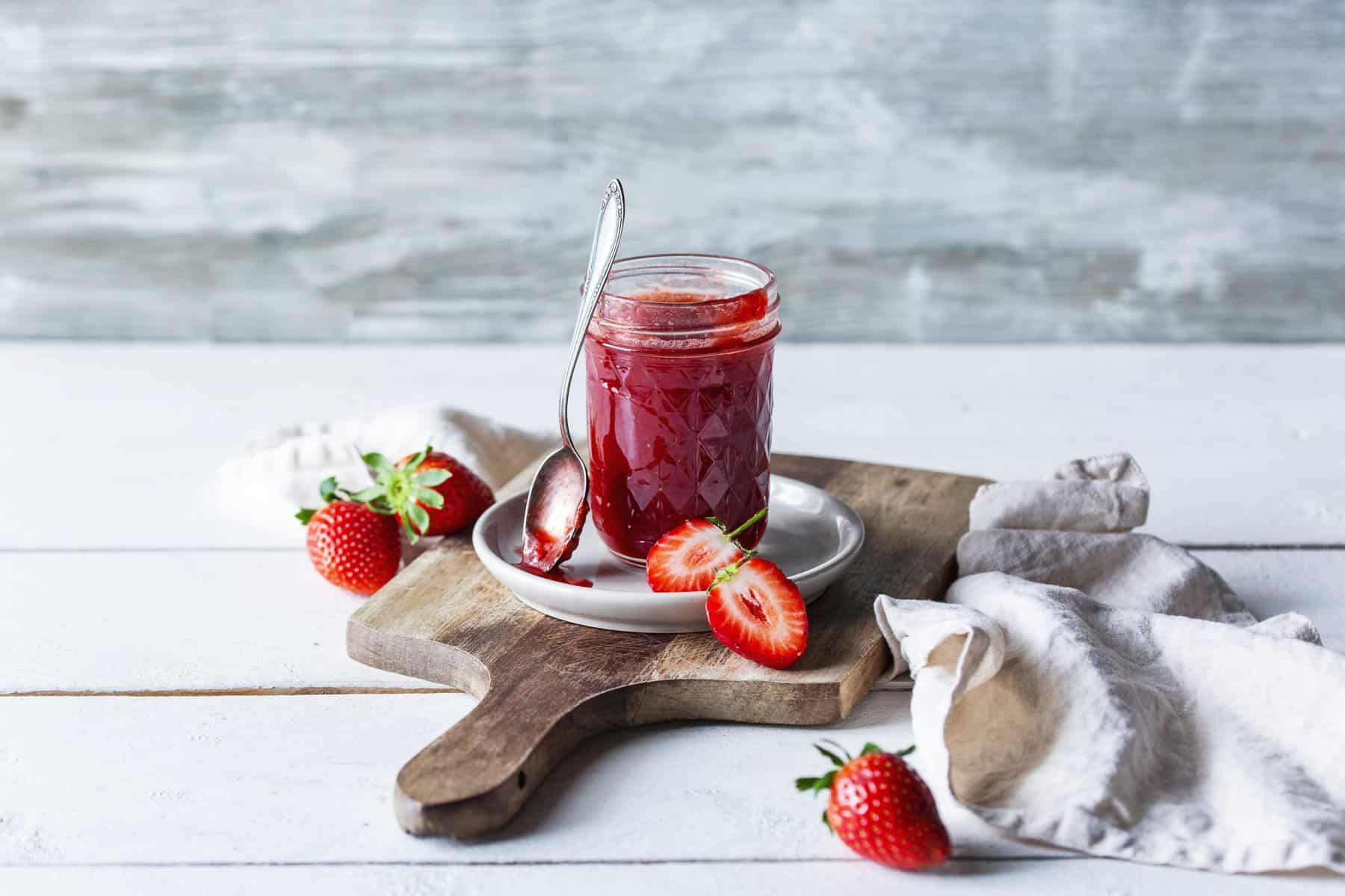 Erdbeermarmelade mit nur 3 Zutaten – Rezept für Thermomix®