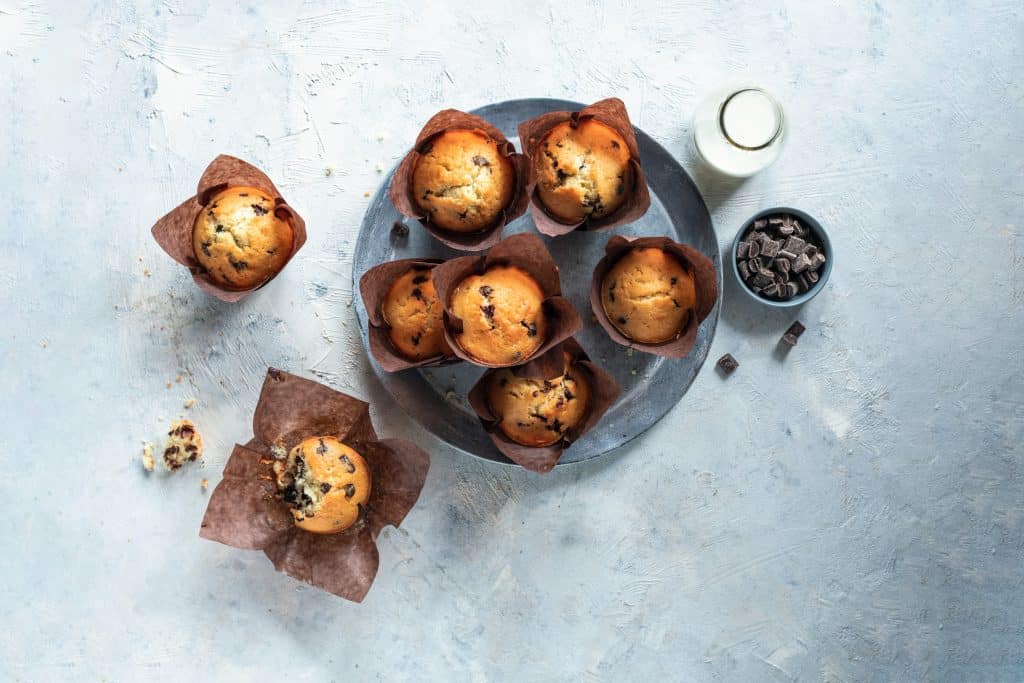 Muffins mit Schokostückchen