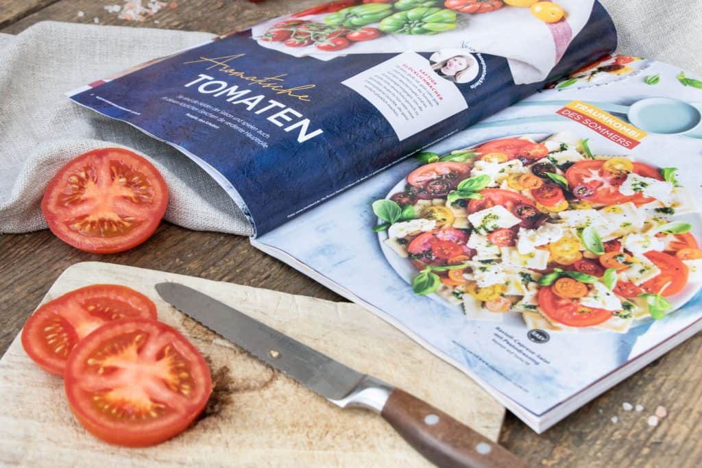 Die neue Ausgabe von mein ZauberTopf 5-2023 mit vielen neuen Tomatenrezepten