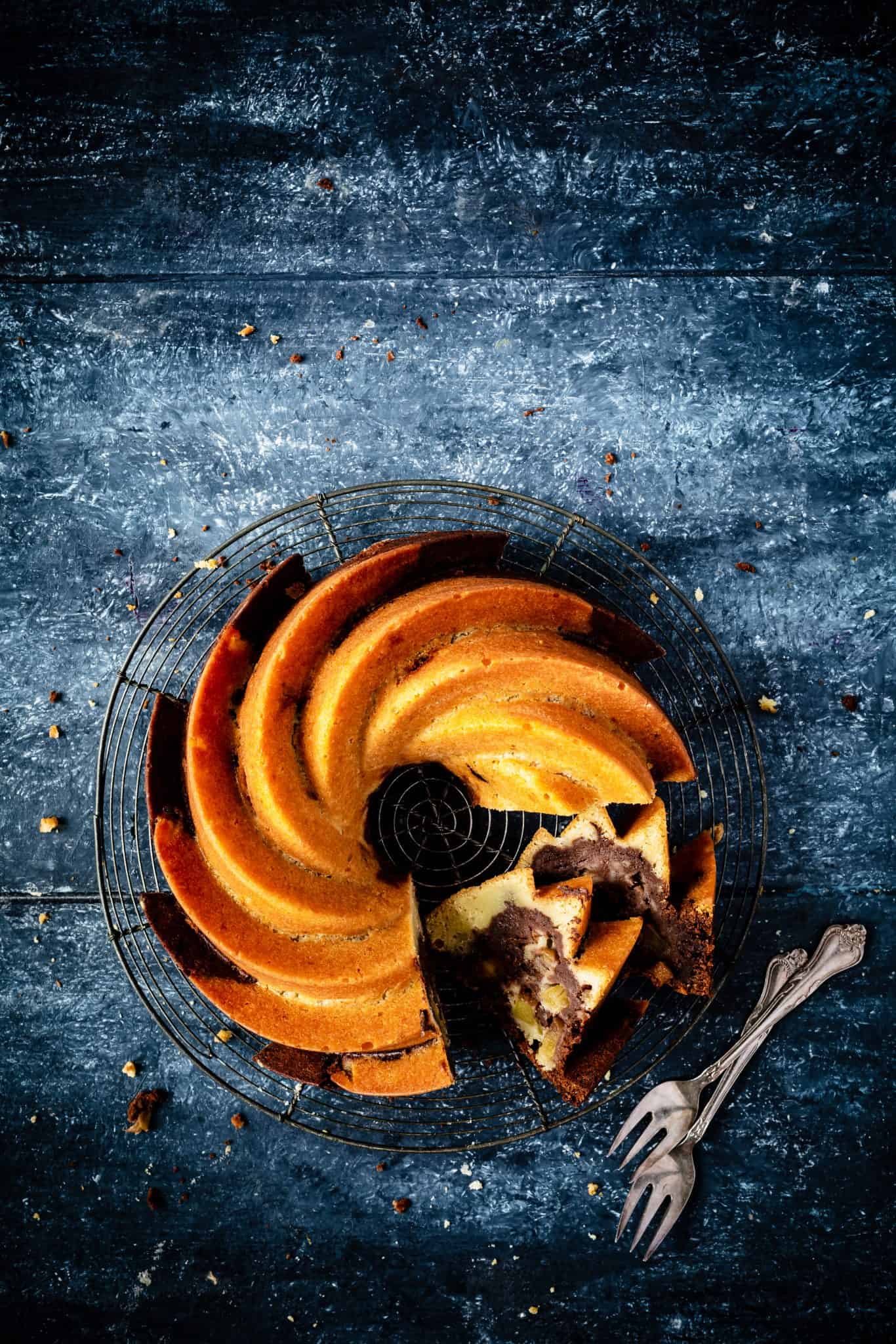 Marmorkuchen mit Apfel – Rezept für den Thermomix®