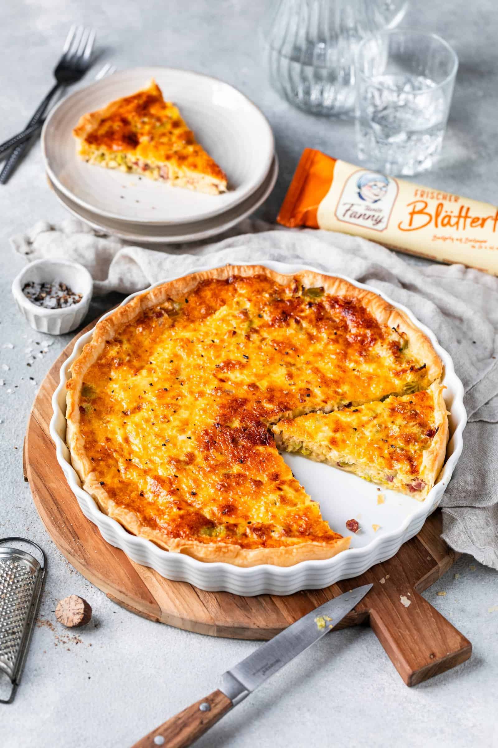 Quiche Lorraine mit Blätterteig – Foto: Anna Gieseler