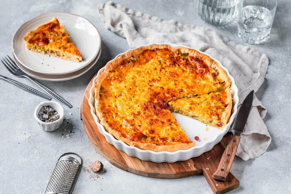 Quiche Lorraine mit Blätterteig